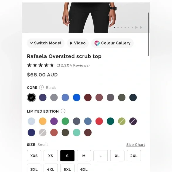 Figs Rafaela Oversized scrub top - Picture 2 of 5